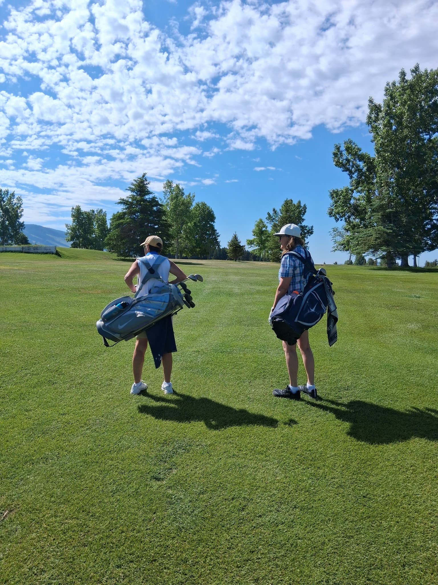 Walking the fairways at Arrowhead Meadows